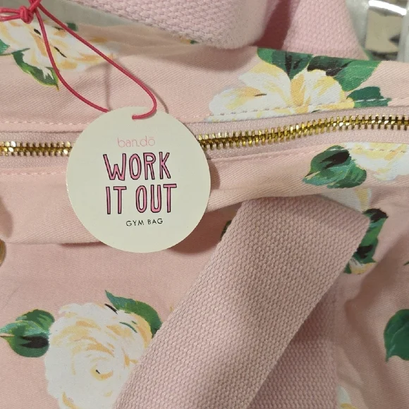 ban.do Pink Floral Gym Bag - Picture 5 of 5